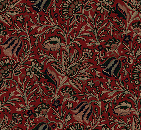 Jaipur Floral Scarlet